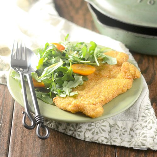 Chicken Milanese from Feed Your Soul Too Chicken Milanese