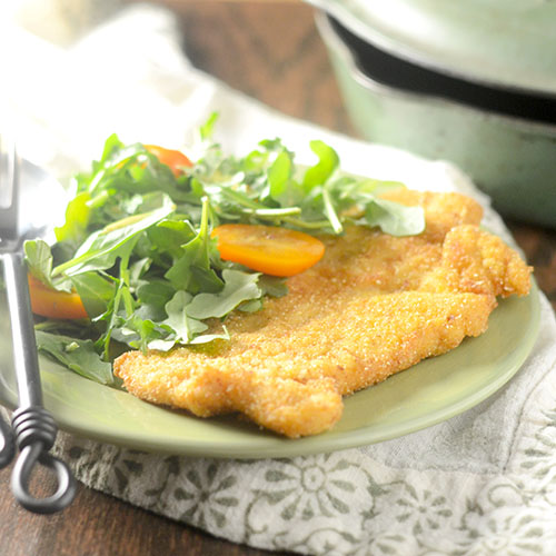 Chicken Milanese from Feed Your Soul Too Chicken Milanese