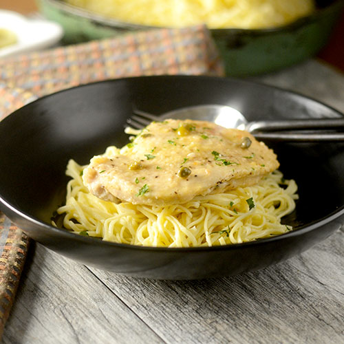 Chicken Picatta from Feed Your Soul Too Chicken Picatta