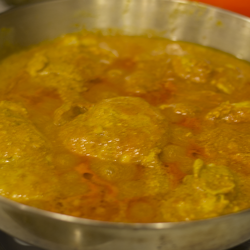 Chicken Added to Skillet 500