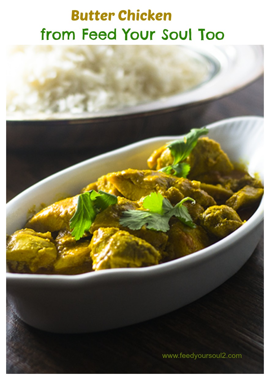 Butter Chicken from Feed Your Soul Too "Butter Chicken #curry #chicken / feedyoursoul2.com"