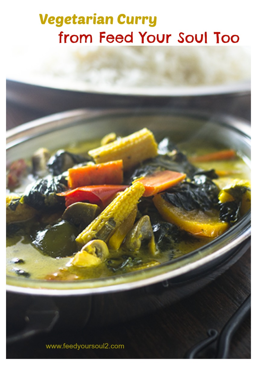 Vegetable Curry from Feed Your Soul Too "Vegetable Curry #curry #vegetarian / feedyoursoul2.com"