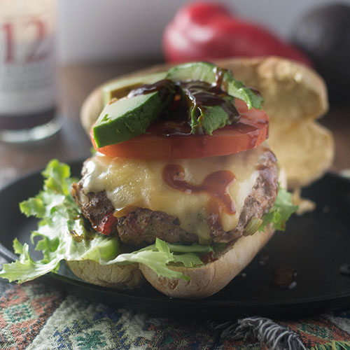 Mexican Turkey Burgers from Feed Your Soul Too