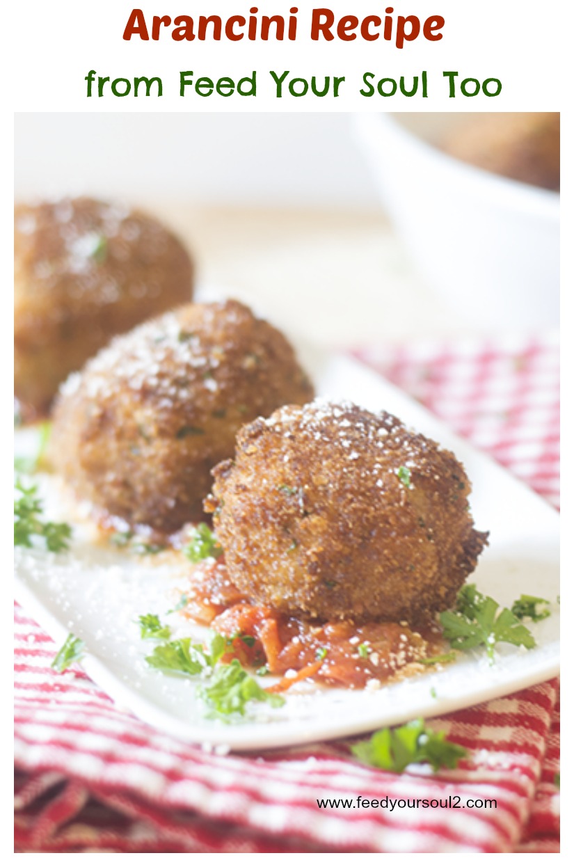 "Arancini Recipe #risotto #arancini #breaded / feedyoursoul2.com"