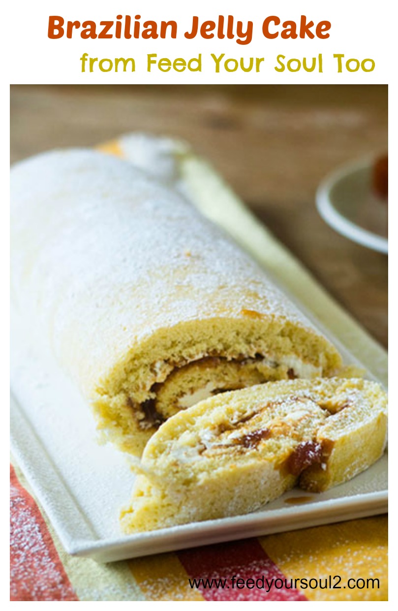 Brazilian Jelly Cake from Feed Your Soul Too Brazilian Jelly Cake #cake #jelly #dessert | feedyoursoul2.com