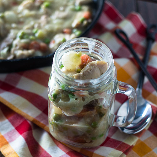 Chicken Pot Pie from Feed Your Soul Too Chicken Pot Pie #comfortfood #chicken #roux | feedyoursoul2.com
