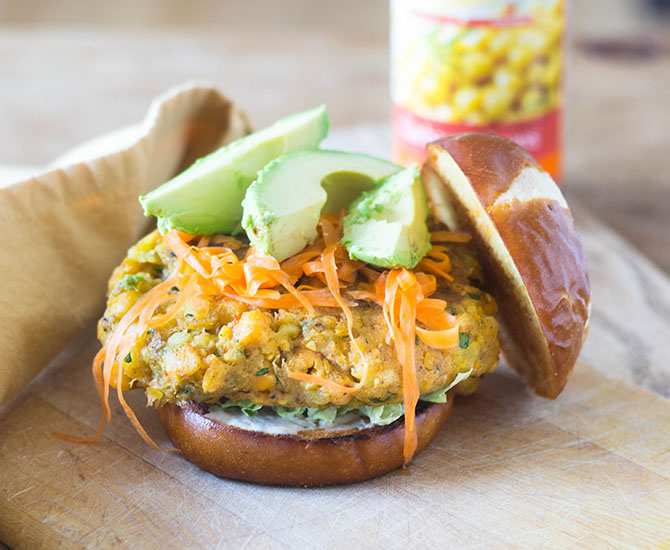 Spicy Chickpea Burgers