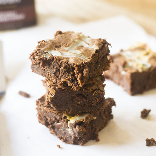 Dark Chocolate Brownies from Feed Your Soul Too 