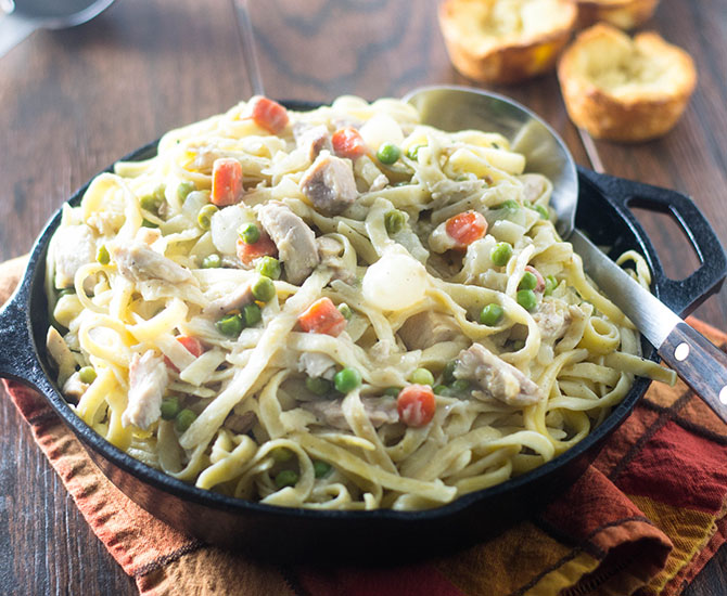 Chicken Pot Pie Pasta