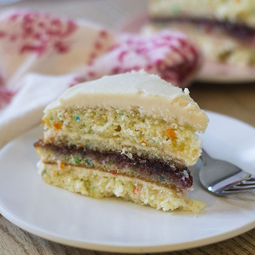 Funfetti Layer Cake from Feed Your Soul Too