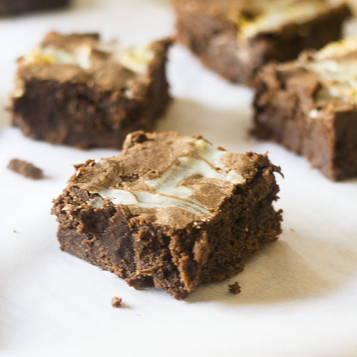 Dark Chocolate Brownies from Feed Your Soul Too 