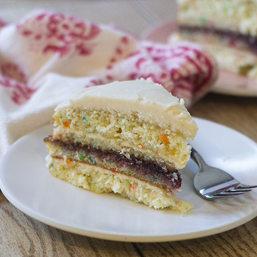 Funfetti Layer Cake from Feed Your Soul Too