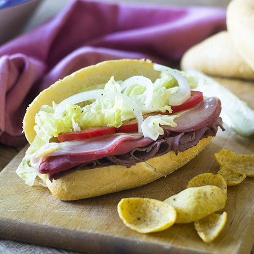 Italian Hoagie Sandwich from Feed Your Soul Too from Feed Your Soul Too