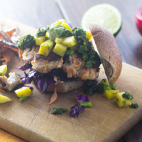 Salmon Burger from Feed Your Soul Too Salmon Burger from Feed Your Soul Too