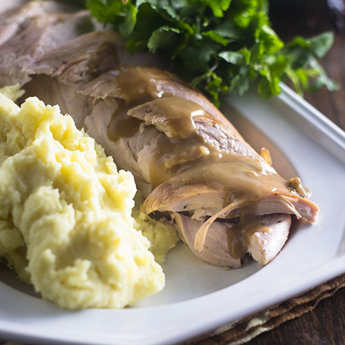 Roast Turkey with Stout Gravy from Feed Your Soul Too Roast Turkey with Stout Gravy from Feed Your Soul Too