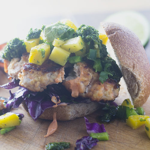 Salmon Burger from Feed Your Soul Too Salmon Burger from Feed Your Soul Too
