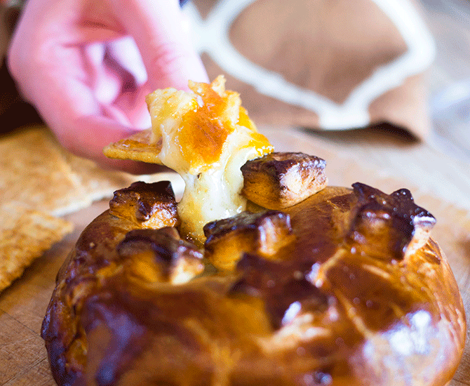 Baked Brie with Jelly