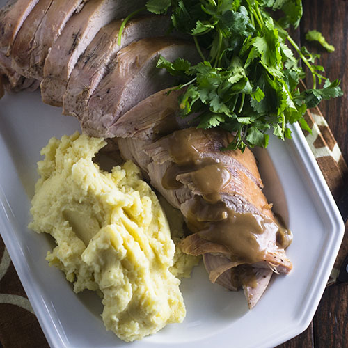 Roast Turkey with Stout Gravy from Feed Your Soul Too Roast Turkey with Stout Gravy from Feed Your Soul Too