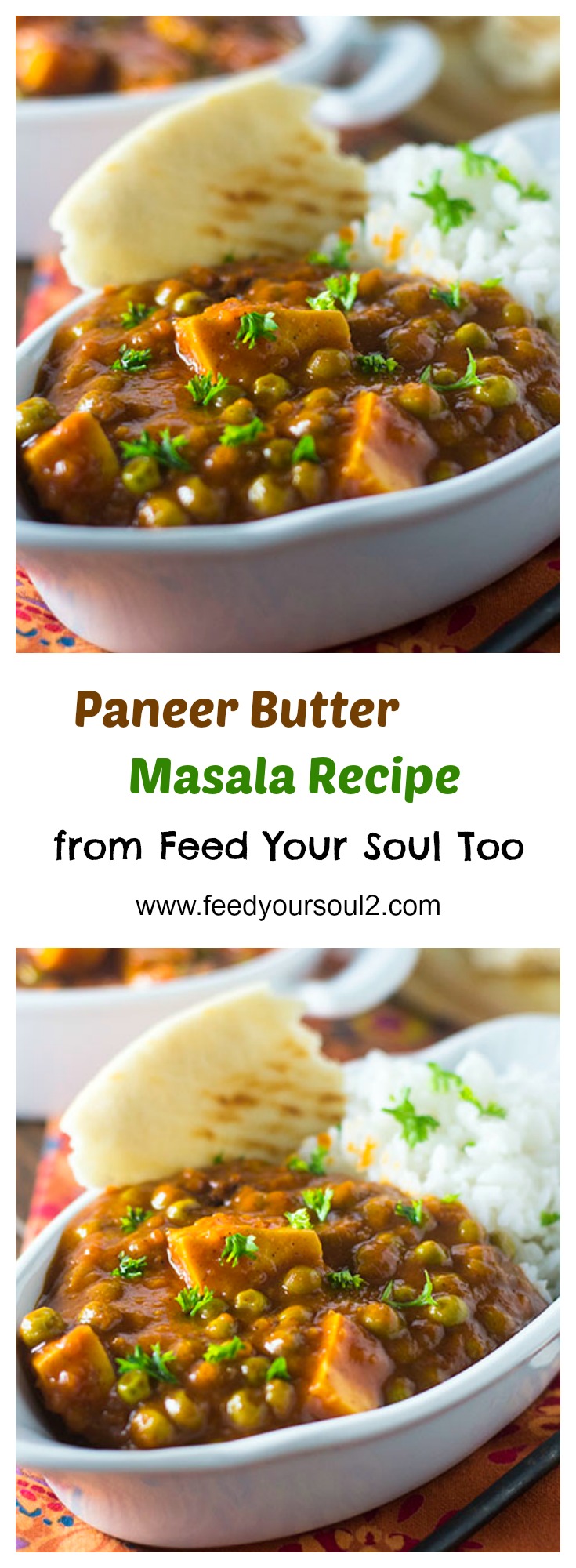 Paneer Butter Masala Recipe #vegetarian #Indian #paneer | feedyoursoul2.com