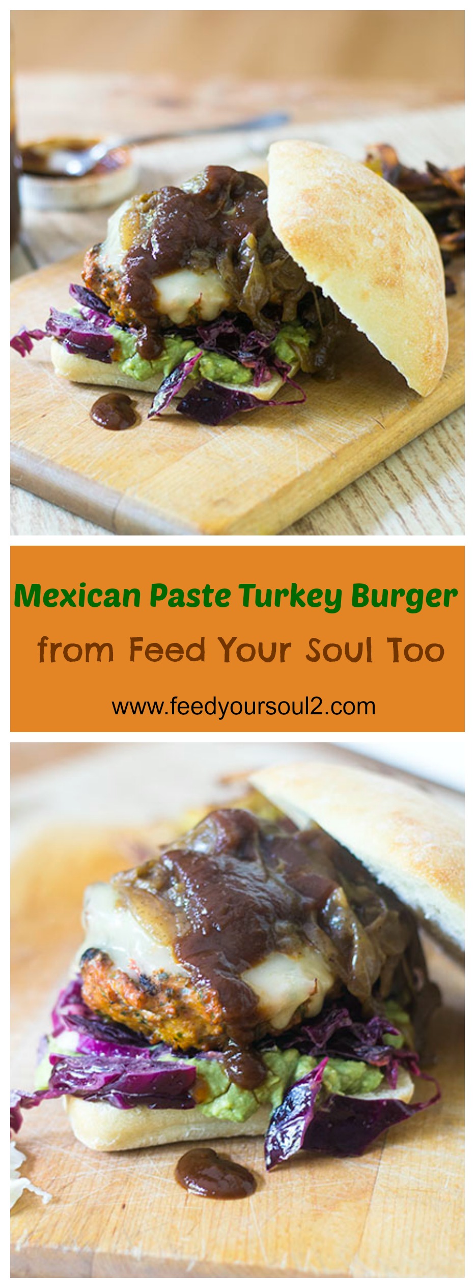 Mexican Paste Turkey Burger from Feed Your Soul Too Mexican Paste Turkey Burger #burger #Mexicanfood #paste | feedyoursoul2.com