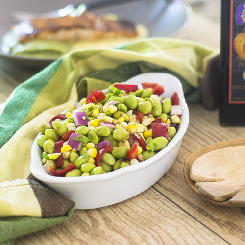 Edamame Corn Salad from Feed Your Soul Too