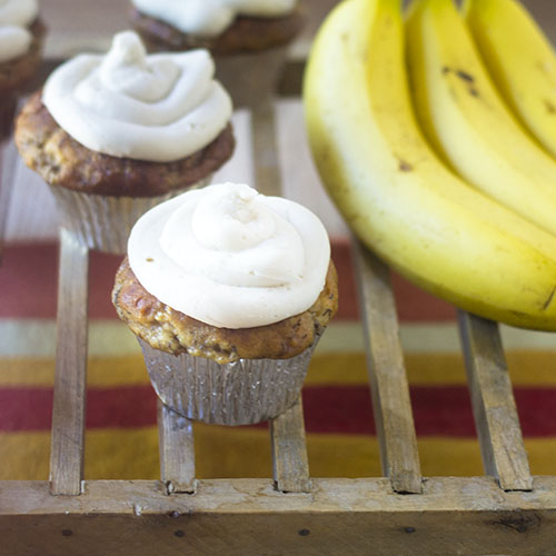 Gluten Free Banana Cupcakes with Buttercream Frosting from Feed Your Soul Too Gluten Free Banana Cupcakes with Buttercream Frosting from Feed Your Soul Too