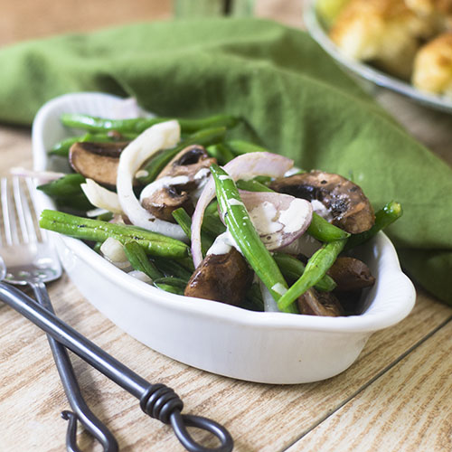 Green Beans with Tahini Dressing Green Beans with Tahini Dressing