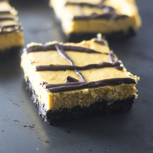 Oreo Pumpkin Layer Bars from Feed Your Soul Too Oreo Pumpkin Layer Bars from Feed Your Soul Too