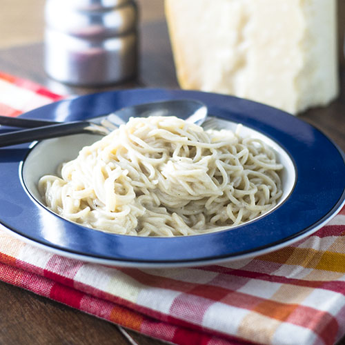Gluten Free Pasta e Pepe from Feed Your Soul Too