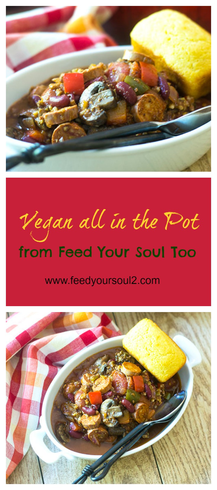 Vegan all in the Pot Chili #vegan#chili #comfortfood | feedyoursoul2.com