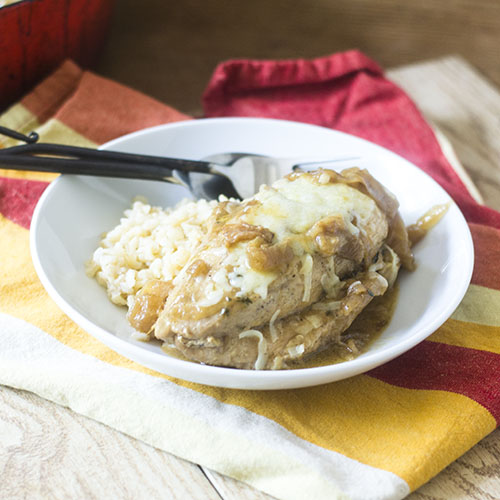 French Onion Chicken from Feed Your Soul Too