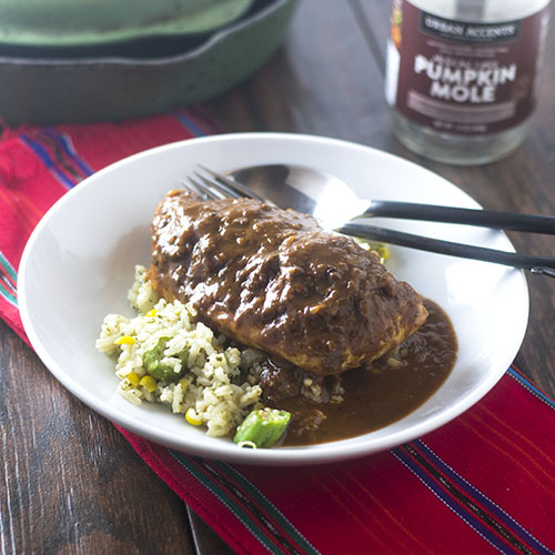 Pumpkin Mole Chicken from Feed Your Soul Too