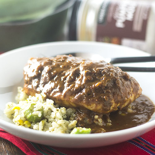 Pumpkin Mole Chicken from Feed Your Soul Too