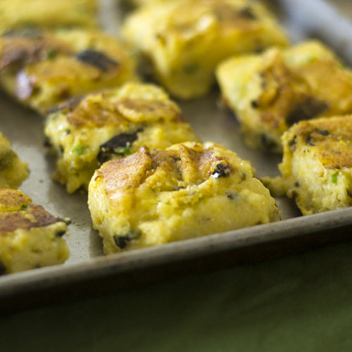 Cheesy Poblano Polenta Bake from Feed Your Soul Too Cheesy Poblano Polenta Bake from Feed Your Soul Too
