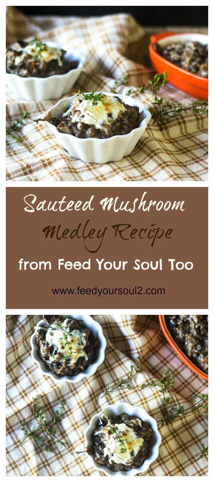 Sauteed Mushroom Medley Recipe from Feed Your Soul Too Sauteed Mushroom Medley Recipe #sidedish #mushrooms #stew | feedyoursoul2.com