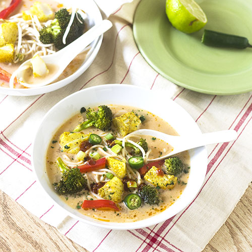 Singapore Seafood Curry Soup from Feed Your Soul Too