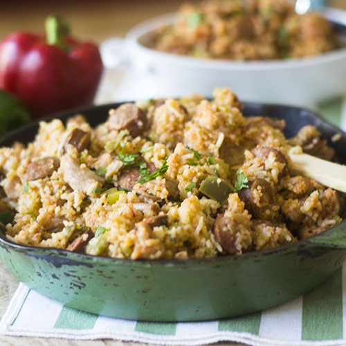 Pressure Cooker Chicken Sausage Jambalaya from Feed Your Soul Too Pressure Cooker Chicken Sausage Jambalaya from Feed Your Soul Too