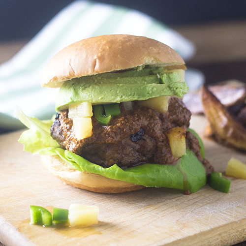 Pineapple Jalapeno Chicken Burger Feed Your Soul Too