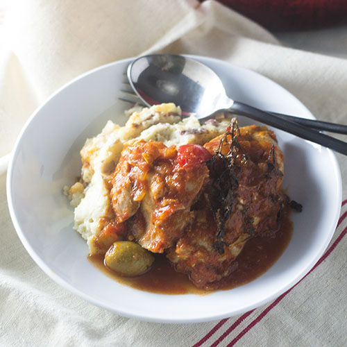 Red Pepper Chicken with Olives from Feed Your Soul Too Red Pepper Chicken with Olives from Feed Your Soul Too