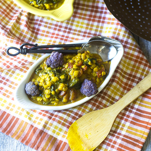 Spinach Yellow Curry Lentils from Feed Your Soul Too Spinach Yellow Curry Lentils from Feed Your Soul Too
