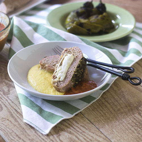 Double Cheese Stuffed Smoked Meatloaf from Feed Your Soul Too