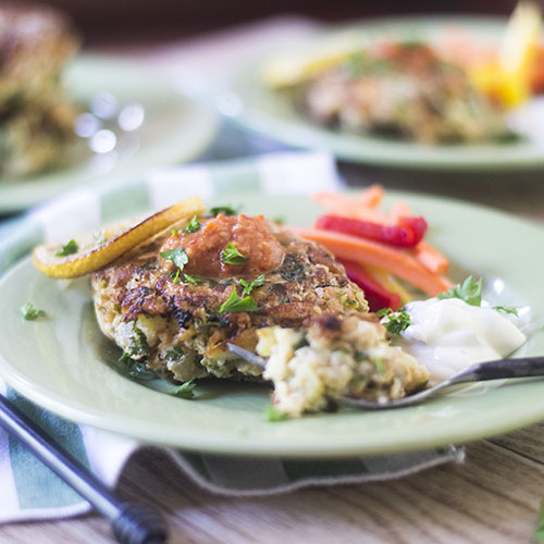 Simple Gluten Free Cod Cakes from Feed Your Soul Too