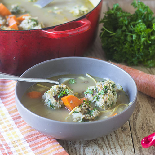 Iraqi Lentil Soup with Meatballs from Feed Your Soul Too Iraqi Lentil Soup with Meatballs from Feed Your Soul Too