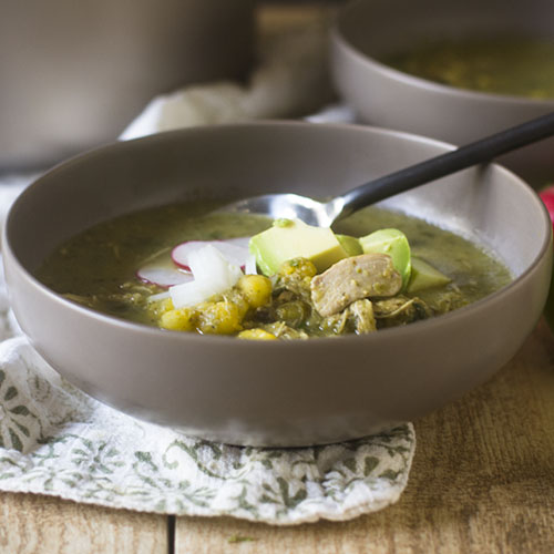 Mexican Chicken Posole from Feed Your Soul Too
