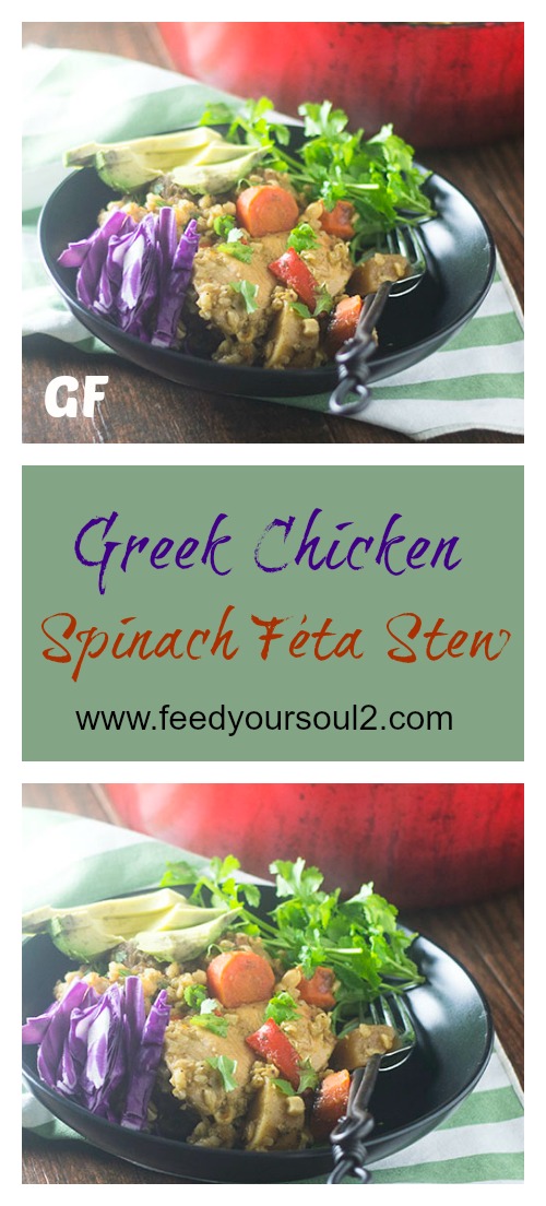 Chicken Verde Stew from Feed Your Soul Too Chicken Verde Stew #Stew #glutenfree #verde #chicken | feedyoursoul2.com