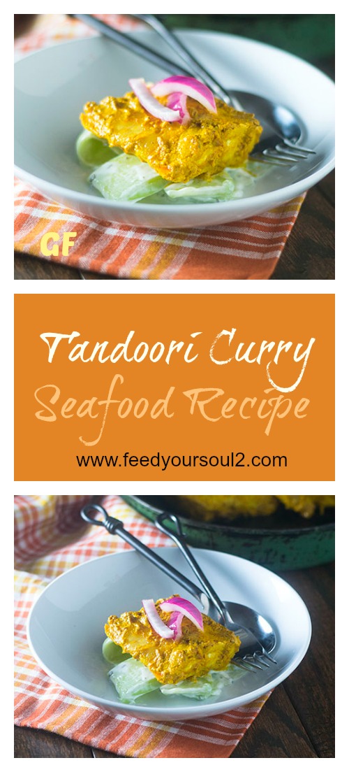 Tandoori Curry Seafood Recipe #Indian #glutenfree #seafood #curry | feedyoursoul2.com