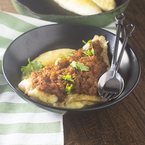 Salsa Topped Tilapia from Feed Your Soul Too Salsa Topped Tilapia from Feed Your Soul Too