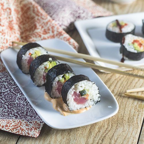 Spicy Tuna Rolls from Feed Your Soul Too Spicy Tuna Rolls from Feed Your Soul Too