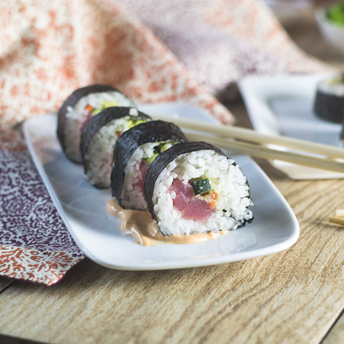 Spicy Tuna Rolls from Feed Your Soul Too Spicy Tuna Rolls from Feed Your Soul Too
