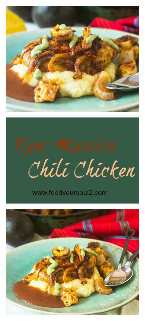 New Mexico Chili Chicken from Feed Your Soul Too New Mexico Chili Chicken #chicken #Mexicanfood #glutenfree | feedyoursoul2.com